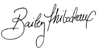 Bailey Thibodeau Brand and Web Designer Signature
