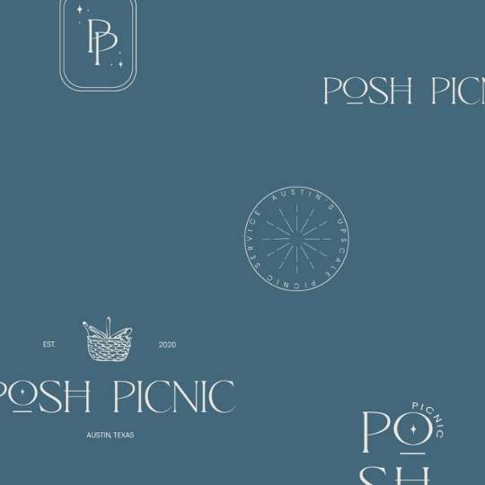 Posh Picnic Brand Design Elements